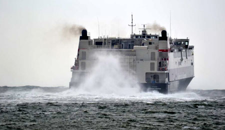 Hurtigf�rge aflyst l�rdag