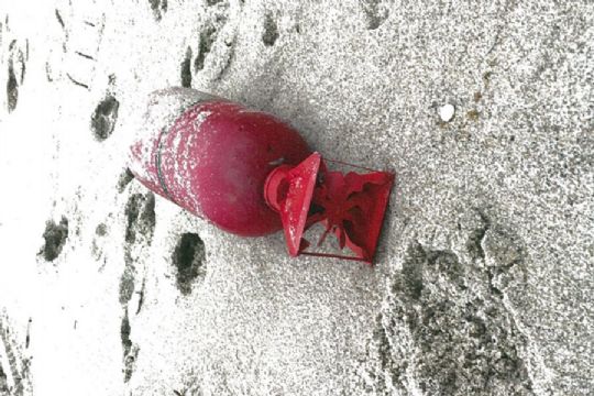 Farlig genstand fundet ved Sandk�s