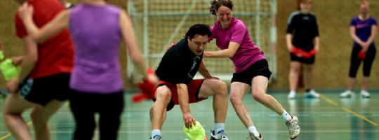 Pr�v h�ndboldfitness i Allinge