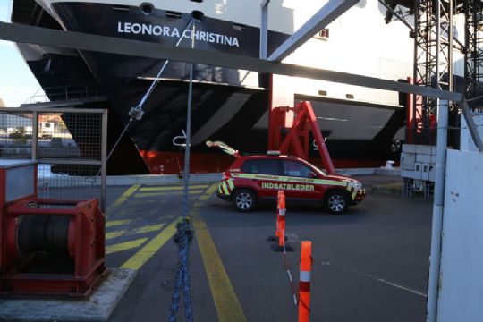 Brandalarm fra f�rgeterminal