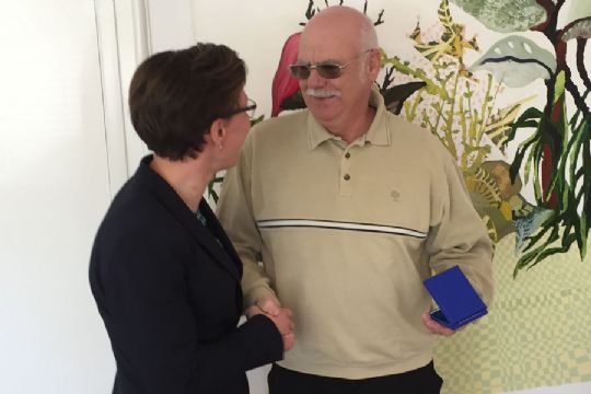 Dronningens Fortjenstmedalje for 40 �rs tjeneste i BRK