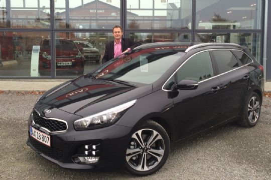 Ny Kia vises frem hos Bilhuset