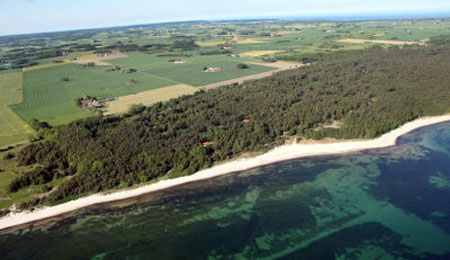 Satellit s� olie ved Dueodde