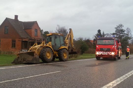 Brand i rendegraver ved Bodilsker