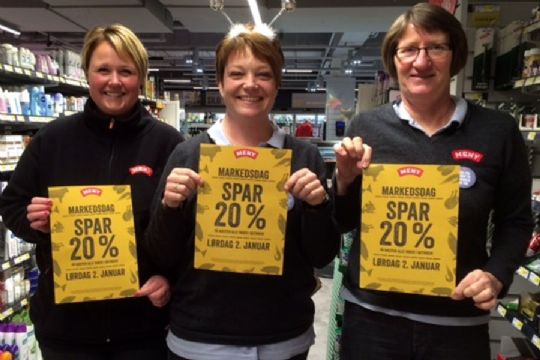 Stor markedsdag i Meny i R�nne