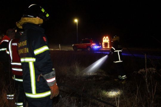 Lille naturbrand i Aakirkeby