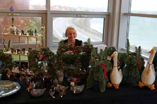 Julemarked i to etager