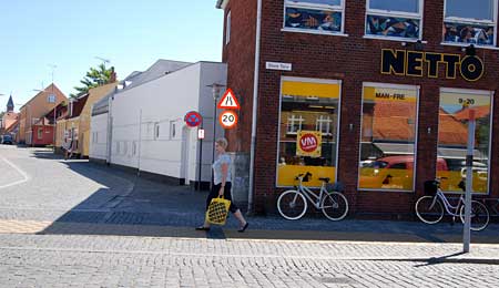 �ldre kvinde stjal fuglemad