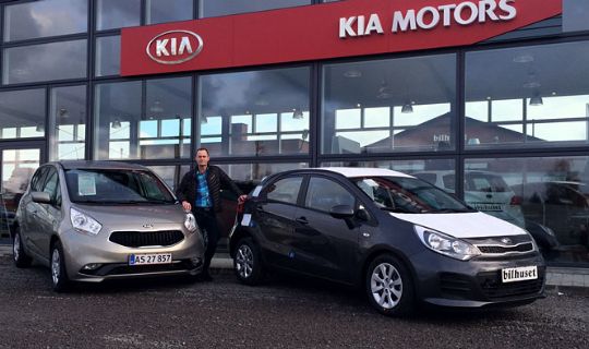 Nye KIA-modeller i Bilhuset