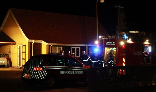 Brand i r�kkehus i Snogeb�k