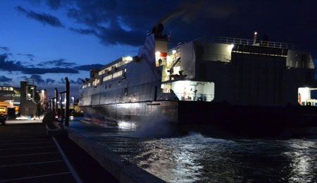 Hurtigf�rge forsinket efter brand