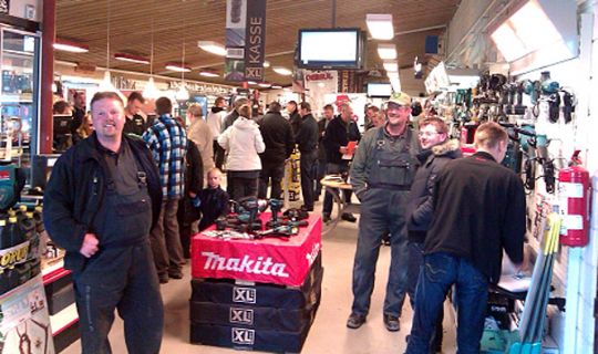 Stor kundedag i Allinge