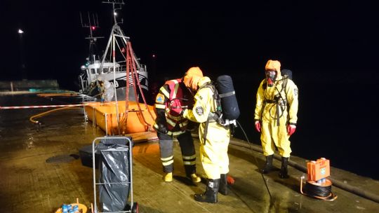 Opdateret: Alarm om gasbombe i trawl