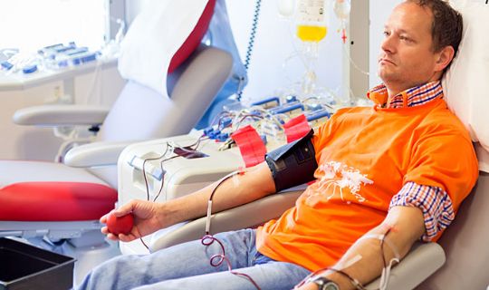 Bloddonation p�virker motionister