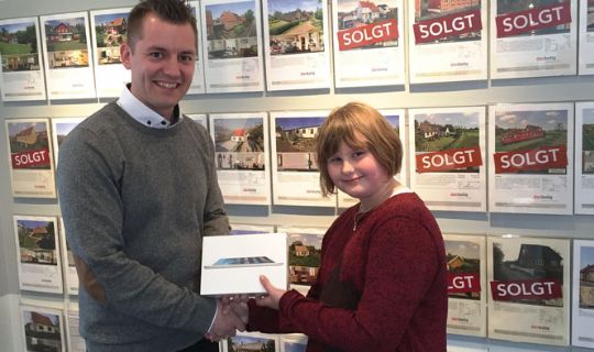 Vandt iPad hos DanBolig