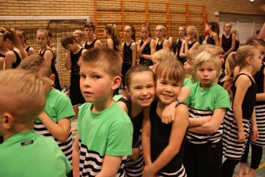 Til lykke til gymnastikken