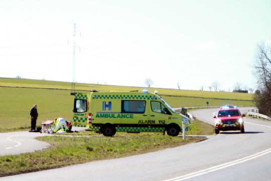 Ambulance rykkede ud 