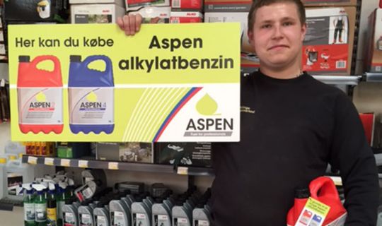 Milj�benzin i byggemarked