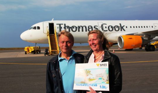 Vandt rejsegavekort p� 5.000 kr.