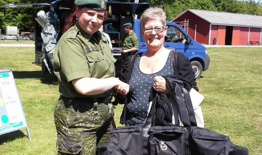 Vandt taske fra hjemmev�rnet