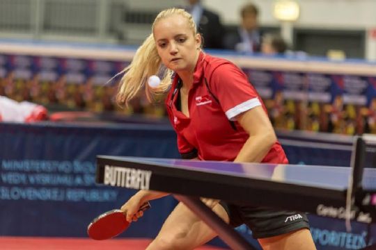 Nicoline Koefoed med ved EM i Bratislava