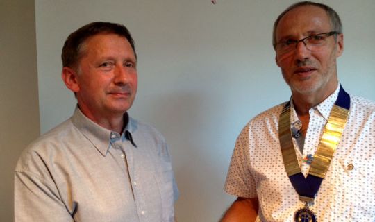 Ny pr�sident i Rotary