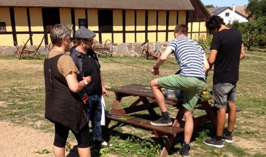 Varmr�get laks p� Gaarden