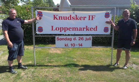 Knudsker bag hidtil st�rste loppemarked