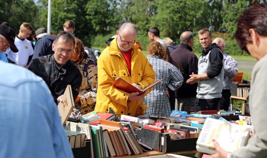 D�rligt vejr ramte loppemarked