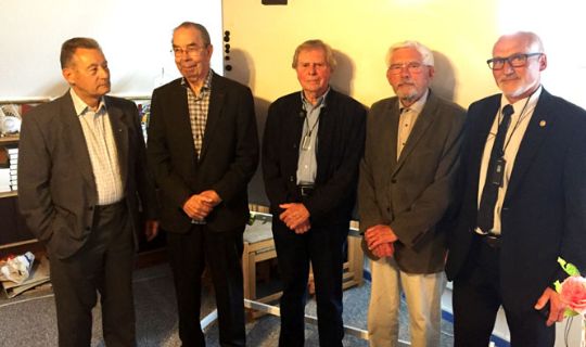 Fire jubilarer i Nex� Rotary Klub