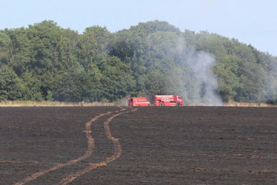 Politiet unders�ger markbrand i �stermarie