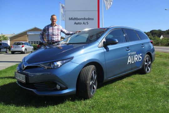 Den nye Auris klar i Aakirkeby
