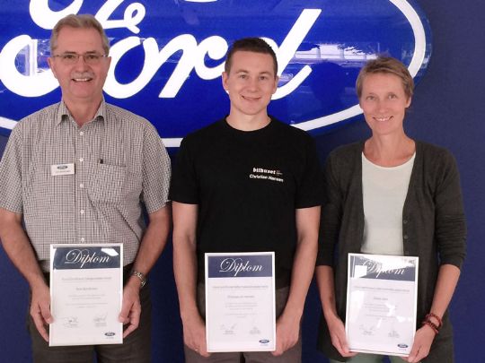 Bilfolk fik flotte eksamensbeviser