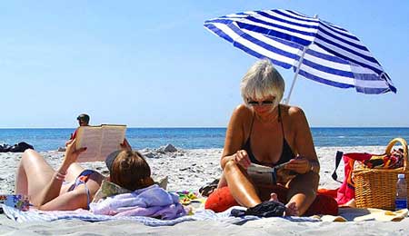 Sommervejret har favoriseret Bornholm