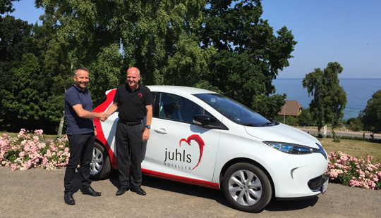 Juhls hoteller f�r egen el-bil til g�ster