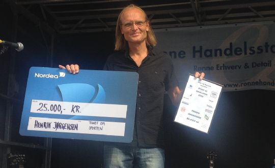 Henrik J�rgensen modtog h�derspris
