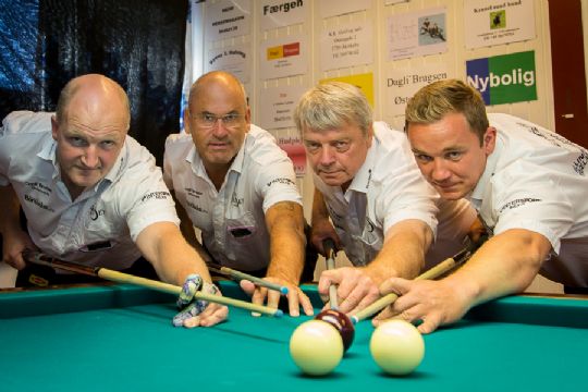 Billardspillerne er klare