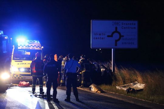 F�rdselsuheld p� R�nnevej ved Nex�