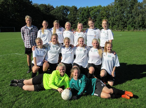 Gymnasiepiger i fodboldslutrunde