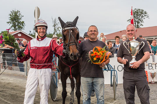 Topkusk k�rer bornholmsktr�net hest