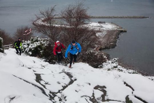 Stor tilslutning til winter-trail