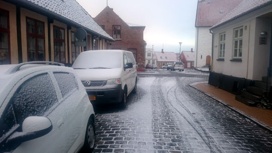 Pletvis sne- og isglatte veje