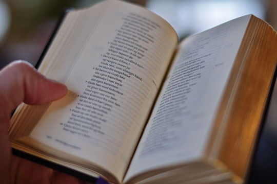 Ukendte salmer st�ves af i Knudsker