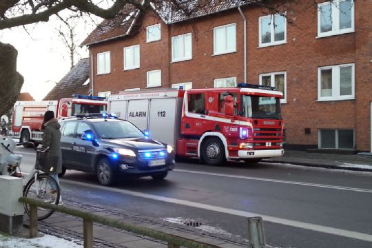 Brandalarm fra boligblok var misforst�else