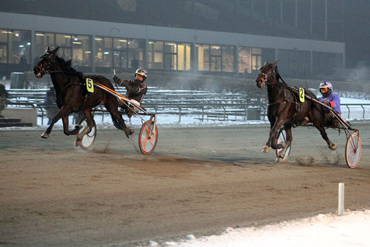 Travbanens direkt�r med i vinderhest i K�benhavn