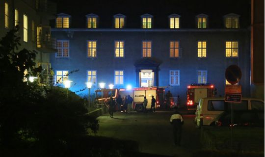Falsk brandalarm fra asylcenter Slottet