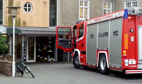 Mystik om falsk brandalarm p� asylcenter