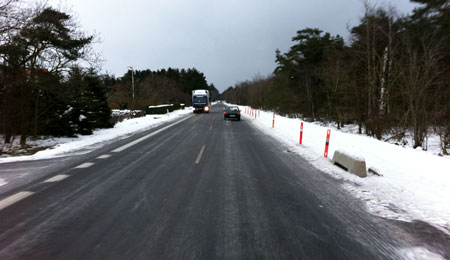 Vintertjenesten advarer om glatte veje