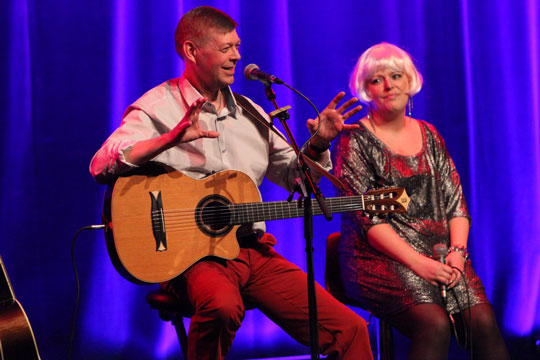 Sjov showaften p� Margeritten