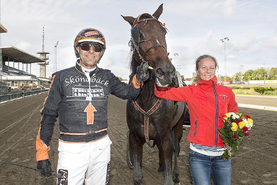 Bornholmskejet hest overraskede spillerne i Sverige